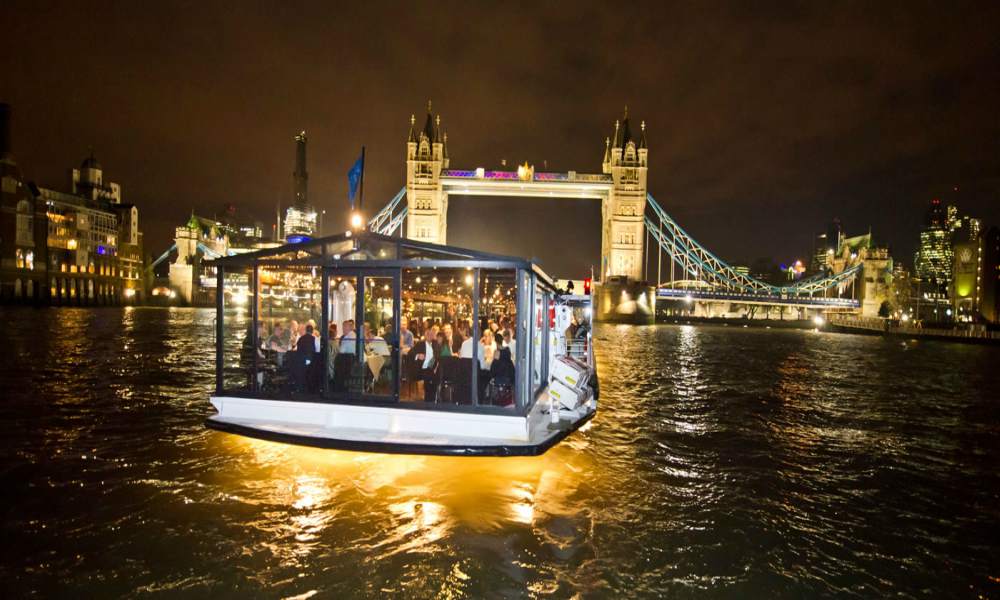 dinner cruise on the thames in london